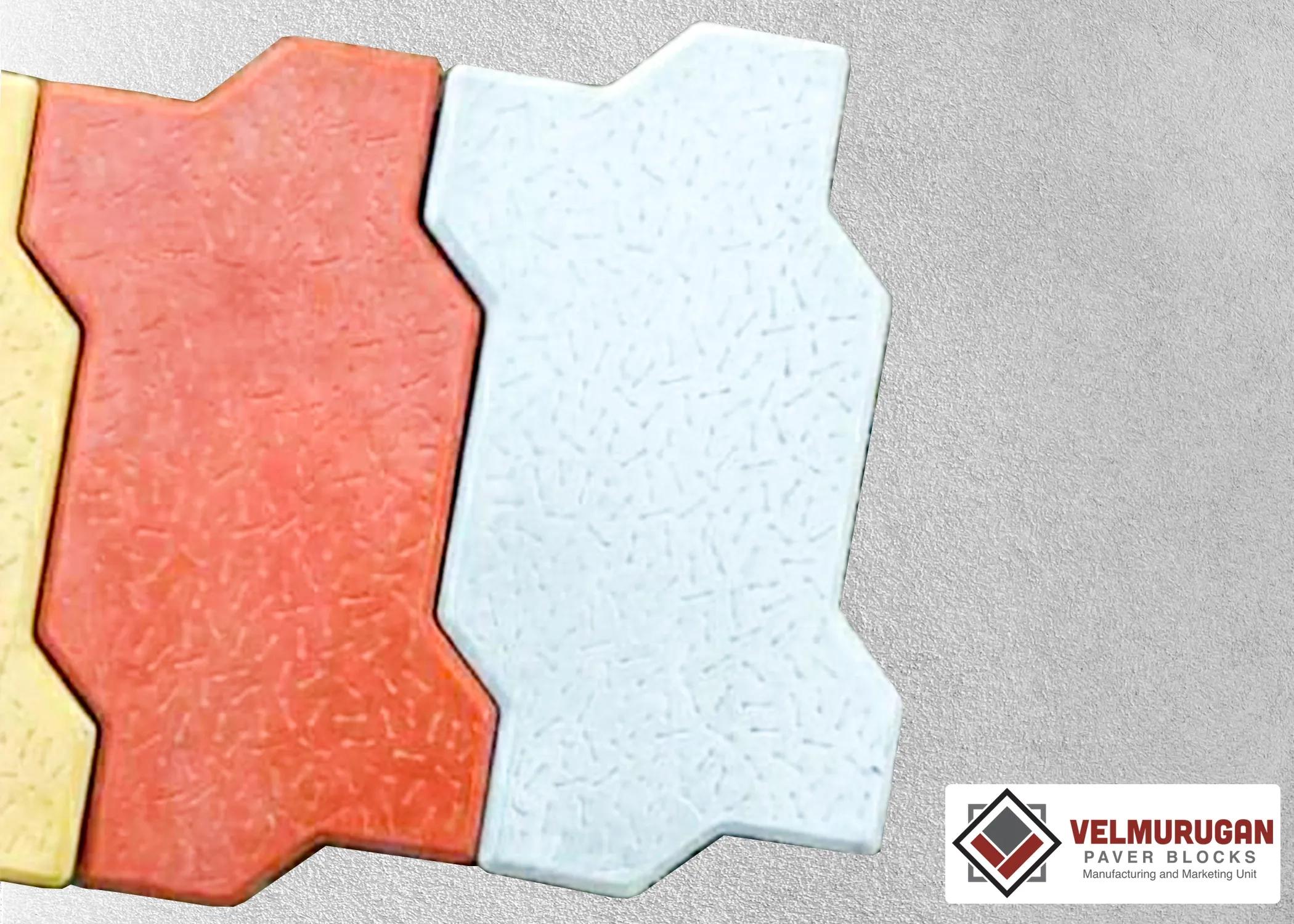 Velmurugan Rubber Mould Paver Block - ZigZag 1