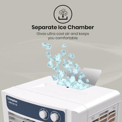 Crompton Aura Dac Air Cooler - 110-L by Crompton : Colours available: White, RoyalBlue 12 3