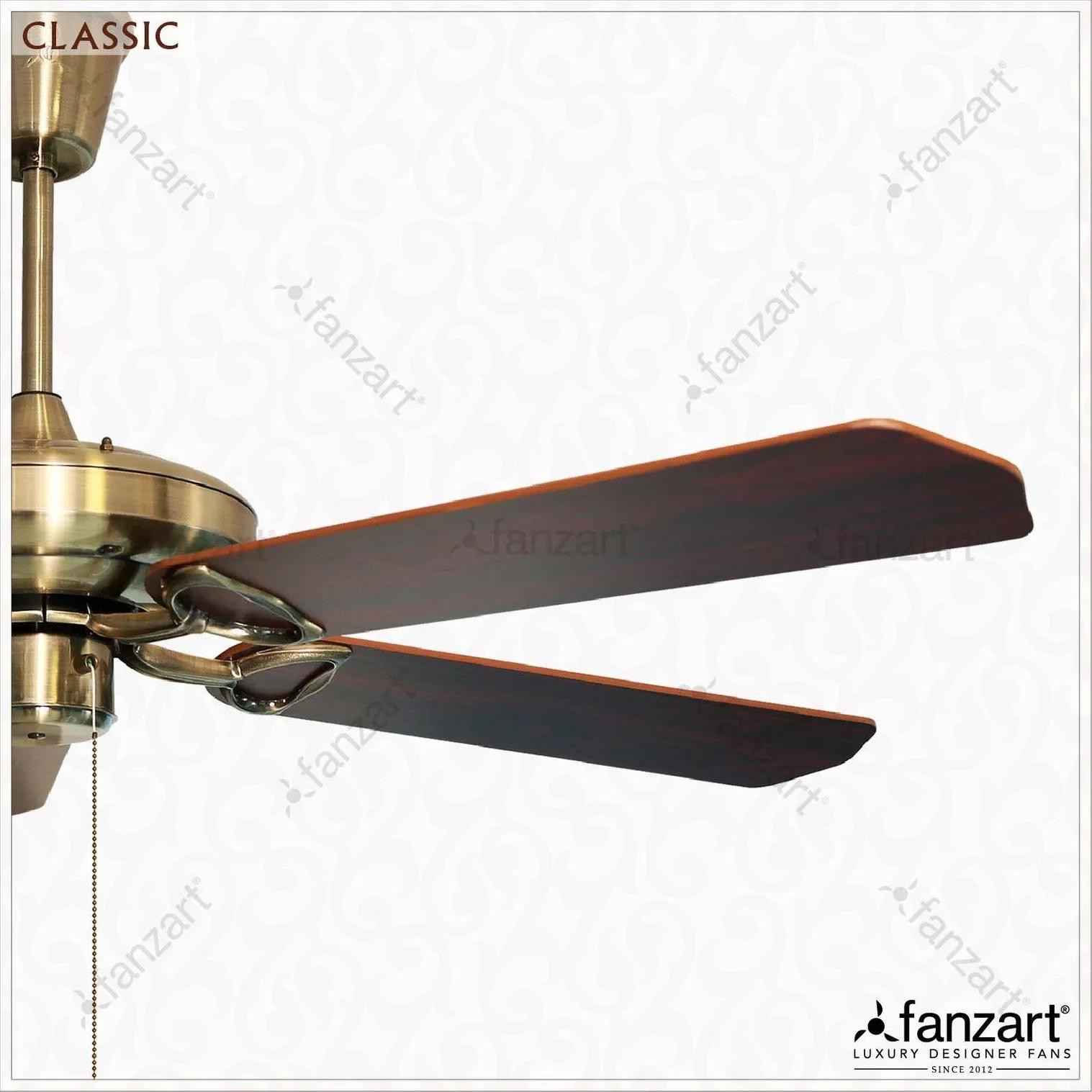 Fanzart Classic Reversible Dual Colour Bladed Fan with Pull Chain 3