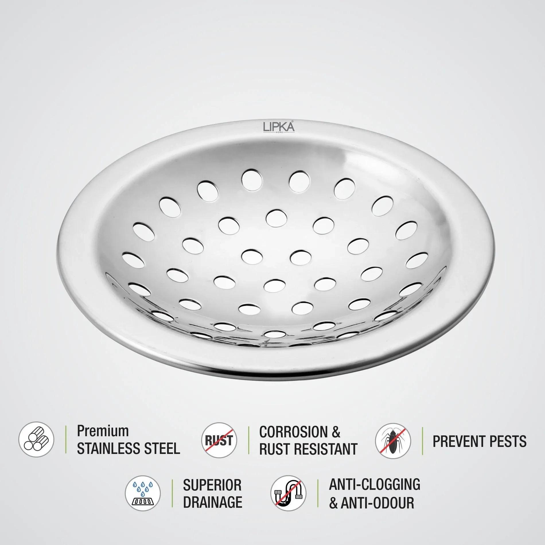Lipka Heavy Snow Round Floor Drain (5 inches) 2