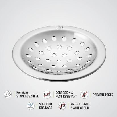 Lipka Heavy Snow Round Floor Drain (5 inches) 2