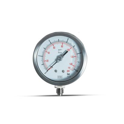 Pune Gas High Pressure Gauge 10 Bar by Pune Gas : Colours available: Silver