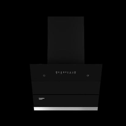 Crompton IntelliMotion Inclined 60cm Filterless Chimney by Crompton : Colours available: Black