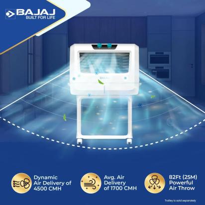 Bajaj Shield Series Vettora 55 - Air Cooler by Bajaj : Colours available: White 7 2