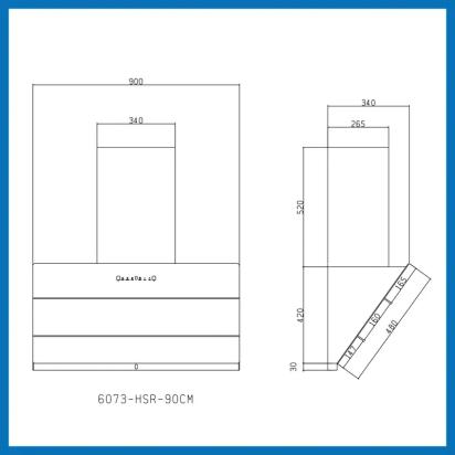 Glen Auto Clean Matt Glass Chimney Filter-less with Heat Sensor, BLDC Motor 1600 m³/h - 60/75/90cm (CH6073HSRMGAC) 9