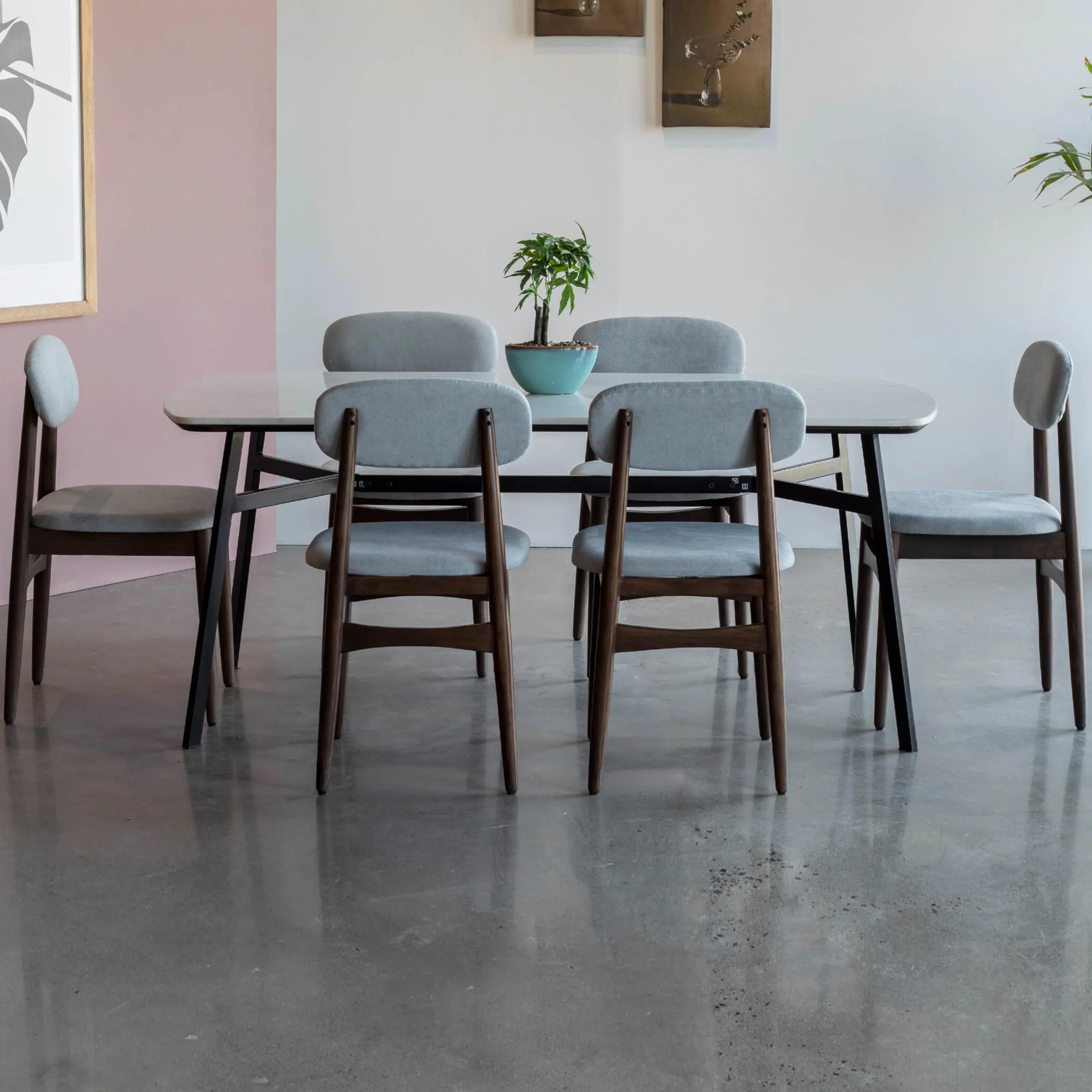 Orange Tree Acme Dining Table With 6 Chairs
