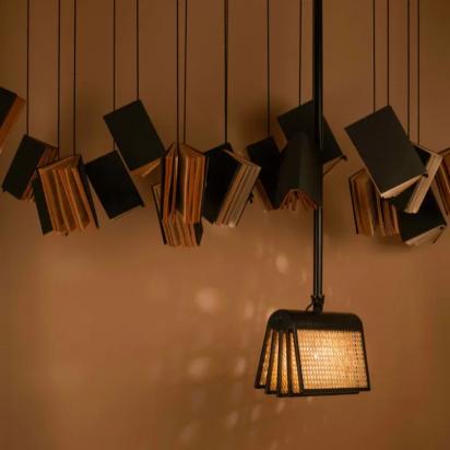 The Living Influence Reeding Ribbed-Shade Pendant Lamp 3