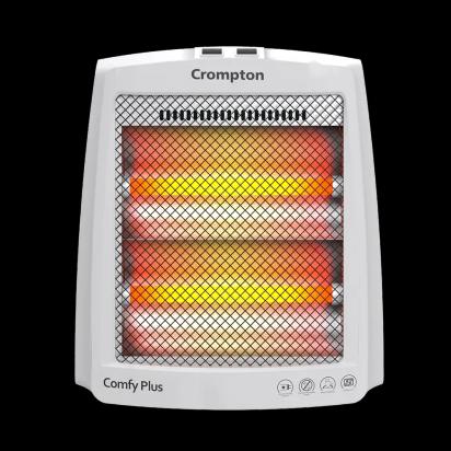 Crompton Comfy Plus 800W quartz Heater by Crompton : Colours available: White
