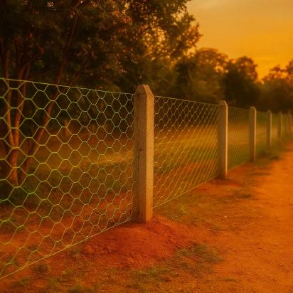 Justfence Polyhex Mesh Fence by Justfence