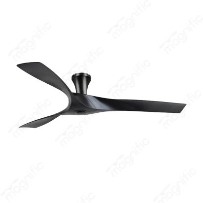 Magnific Sensation Hugger – 56” Modern Low-Profile Ceiling Fan Design - Matte Black by Magnific : Colours available: Black 6 1