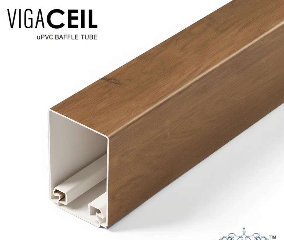 Leben vigaCEIL-uPVC-Baffle Tube-Hazelnut - Tube+Track 1