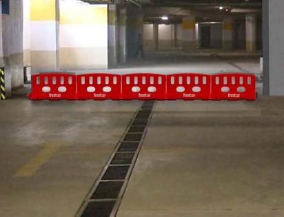 Frontier Road Safety Barricador – 1000 by Frontier for Roads : Colours available: Red 6 5