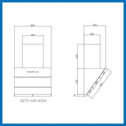 Glen Auto Clean Matt Glass Chimney Filter-less with Heat Sensor, BLDC Motor 1600 m³/h - 60/75/90cm (CH6073HSRMGAC) 7