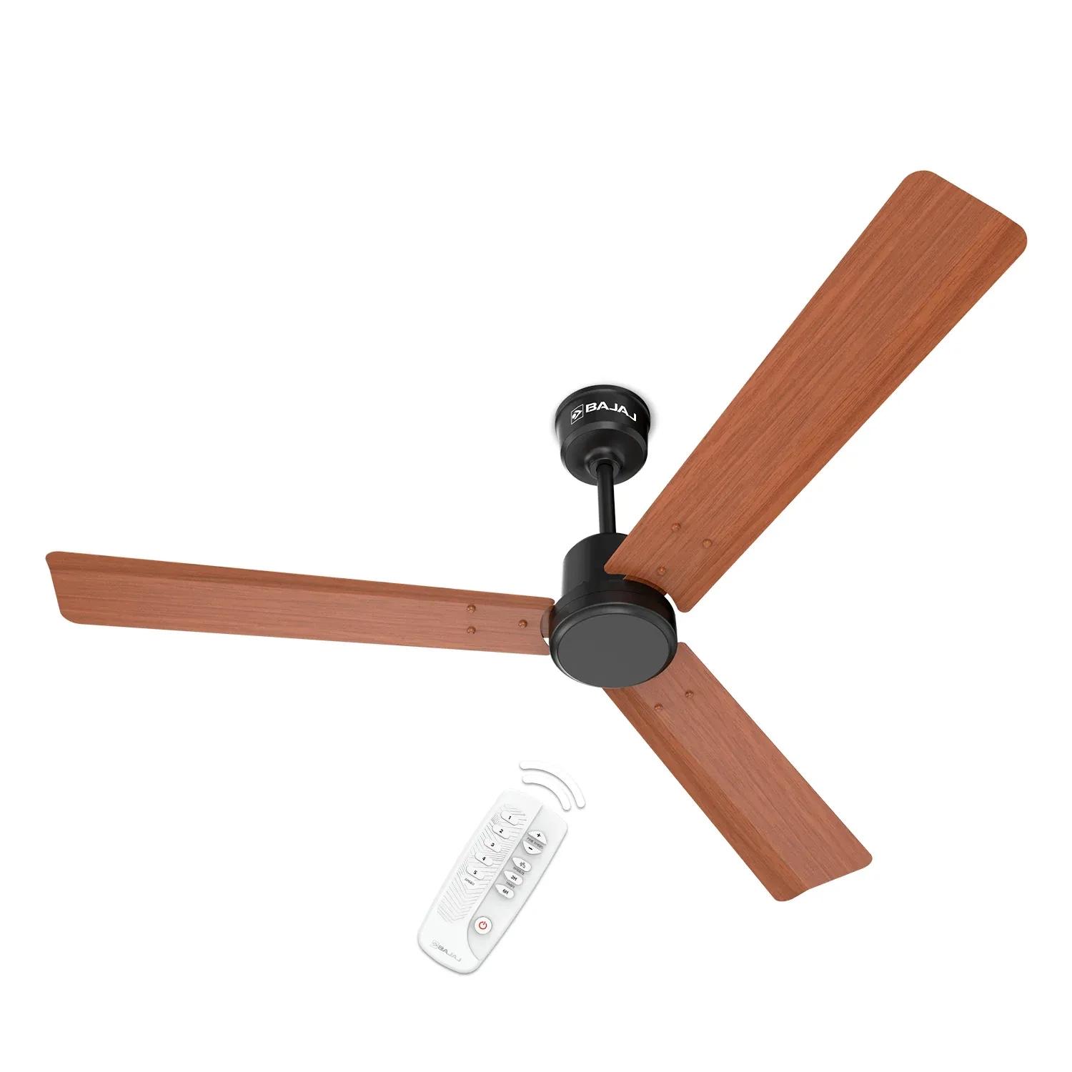 Bajaj Classico Sleek Wood 1200mm Ceiling Fan - Maple Wood