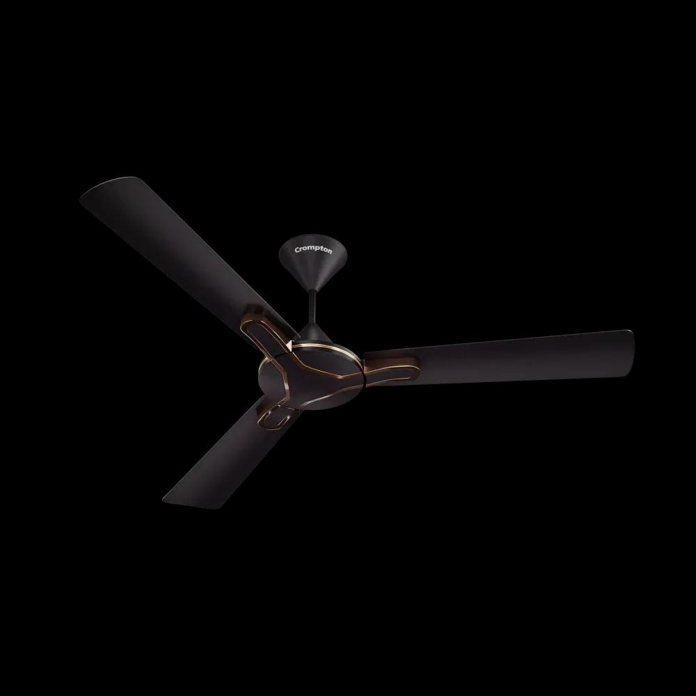 Crompton High Speed Gianna | Star Rated Ceiling Fan - Roast Brown