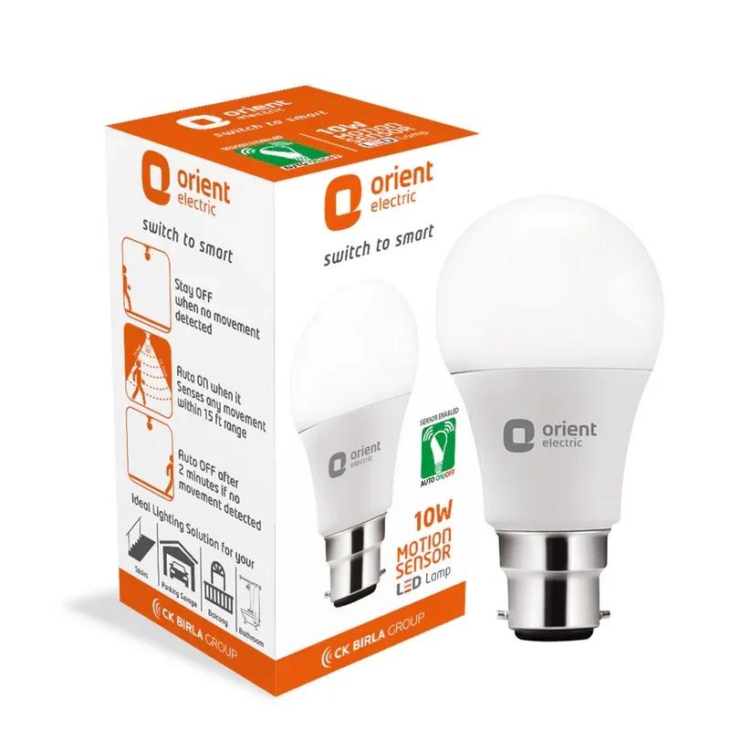 Orient Electric Motion Sensor LED Bulb 10W Cool White