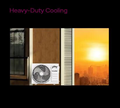 Godrej Split AC 2 TR 3 Star Fixed Speed 5-star Split ACs White (Rose Gold) by Godrej Enterprises : Colours available: White 12 5