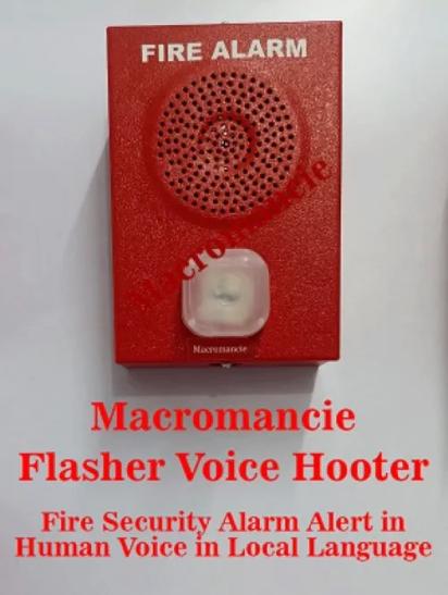 Flasher Voice Hooter In English Hindi Human Voice Sounder For Fire Alarm Systems