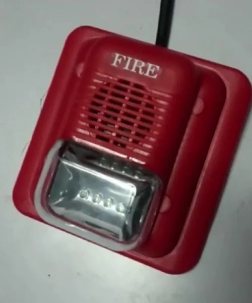 Macromancie Strobe / Flasher Hooter In ABS For Fire Alarm And Security Alarm 12-24 Volt DC