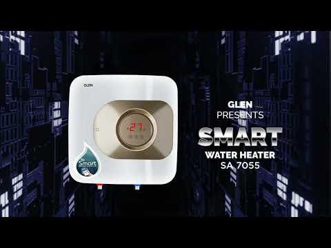 Glen Smart Water Heater 15 Litre WiFi Enabled, Digital Control, Android App from Anywhere 2000W (7055) video thumbnail