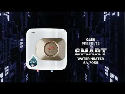 Glen Smart Water Heater 15 Litre WiFi Enabled, Digital Control, Android App from Anywhere 2000W (7055) video thumbnail