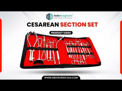 Indo Surgicals Cesarean Section Set video thumbnail