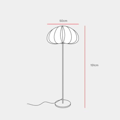The Living Influence Daisy Floor Lamp 6