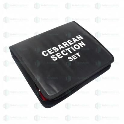 Indo Surgicals Cesarean Section Set by IndoSurgicals for Hospital : Colours available: Chrome 3 3
