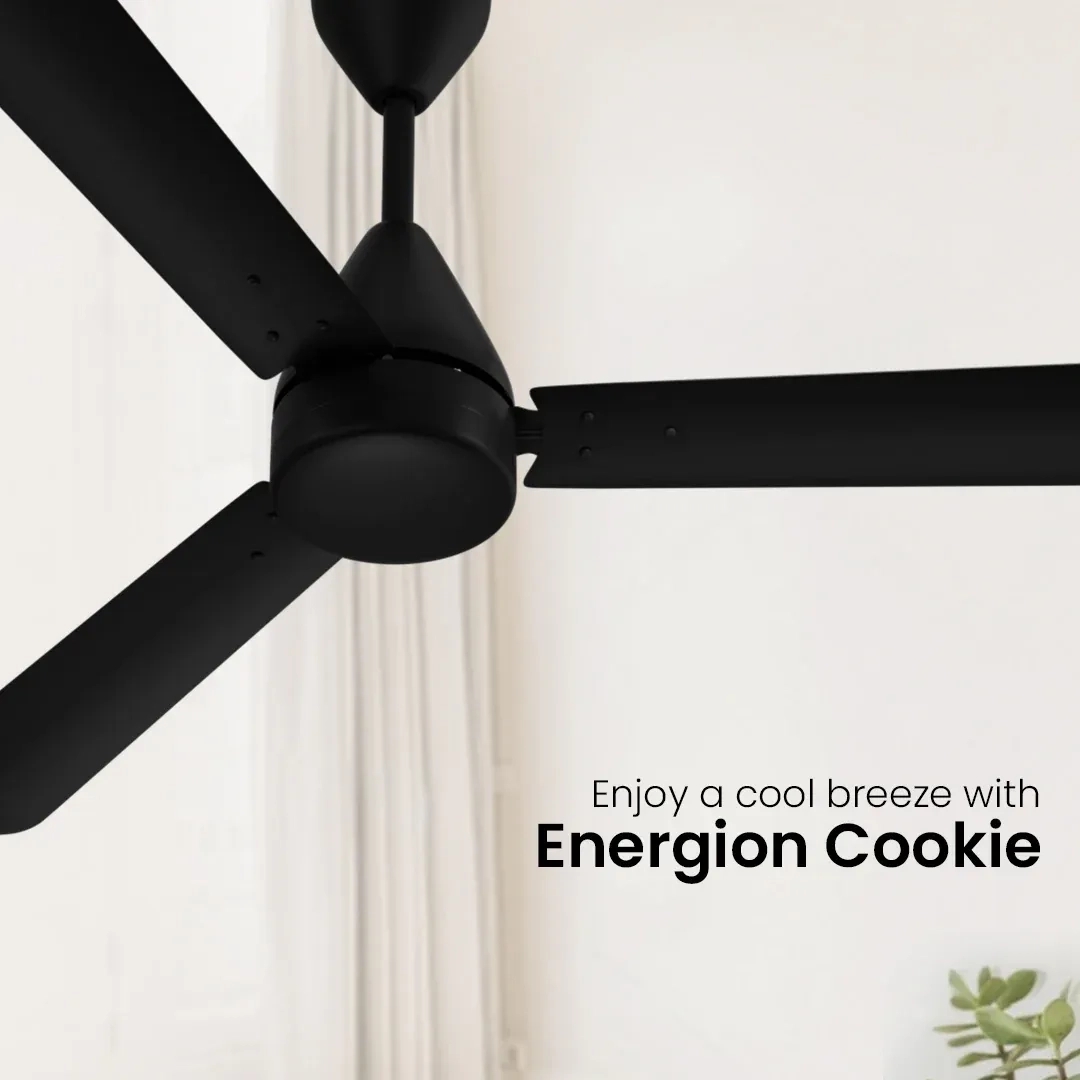 Crompton Energion Cookie BLDC Ceiling Fan - Metallic Magic Brown by Crompton : Colours available: WoodyBrown 12 1