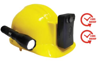 OES ISI Marked Safety Helmet with HD Camera and Light (Waterproof) by OES : Colours available: Yellow