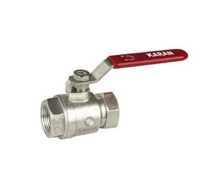 Karan Valves Ball Valves 1Pc Screwed by KVPL : Colours available: Silver