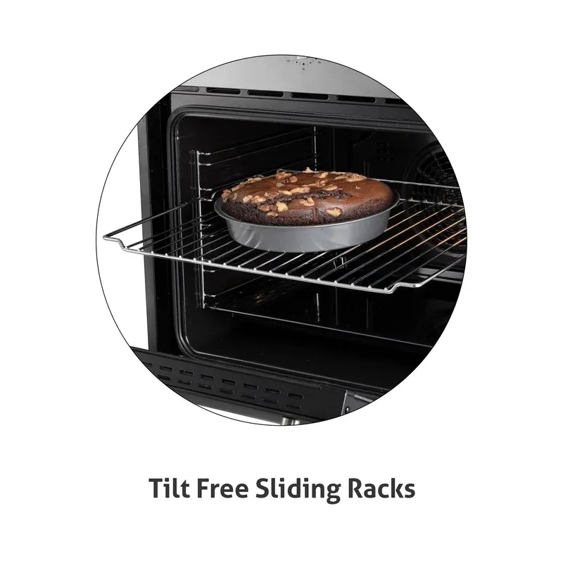 Glen Built in Oven Motorised Rotisserie Turbo Fan 70Ltr with 9 Multi-functions (651MRTSS) 5
