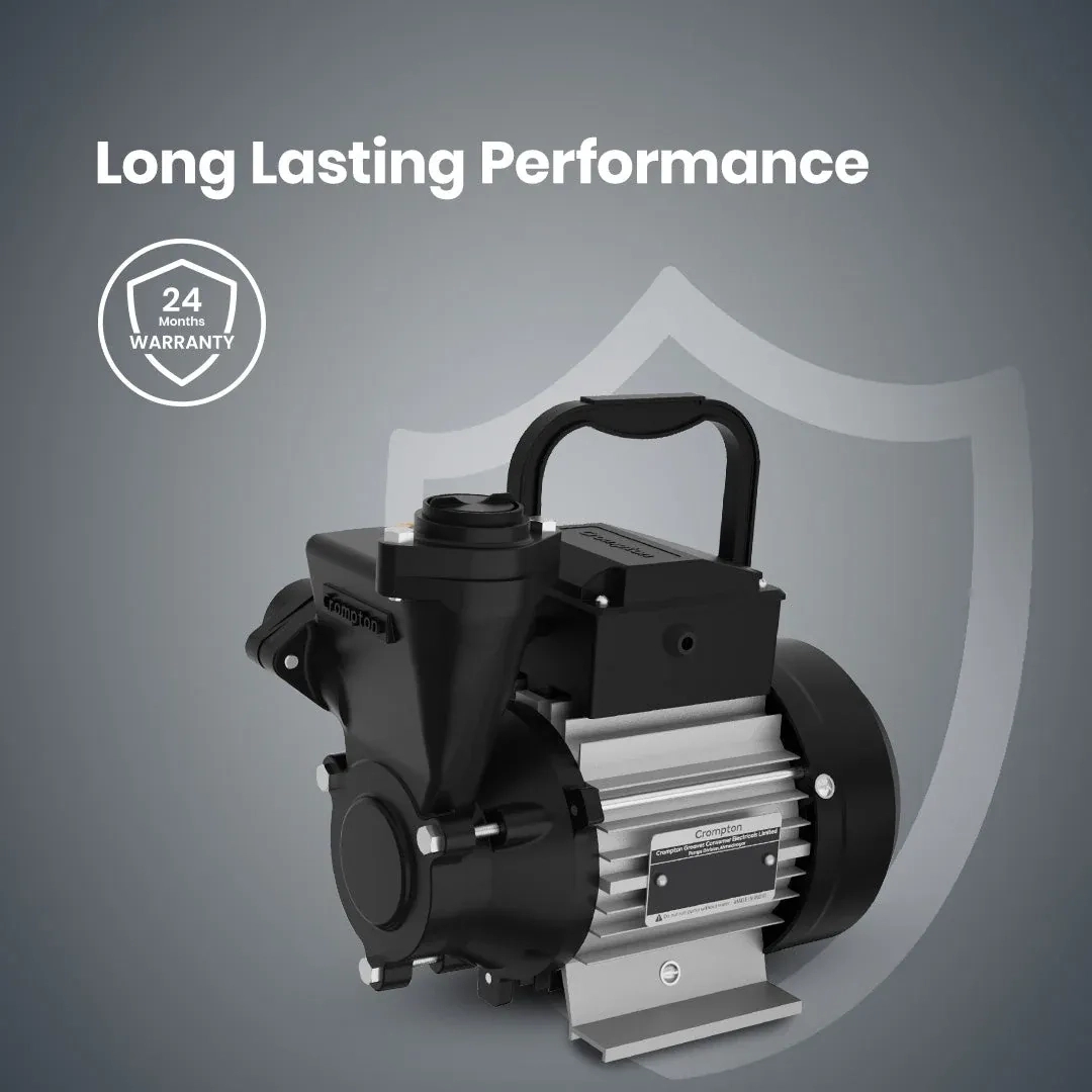 Crompton WIN DURA I - Mini Self Priming Regenerative Pump 1 HP - Agricultural Pump by Crompton : Colours available: Black, Silver 3 4
