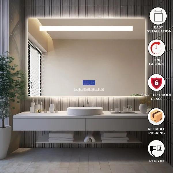 Germa Led Mirror 3Light With Dimmer-Bluetooth And Antifog - TR LED 004-A 2