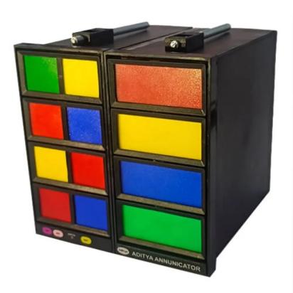 Aditya Enterprises Alarm Annunciator by Aditya for Industrial : Colours available: Black, Red 9 9