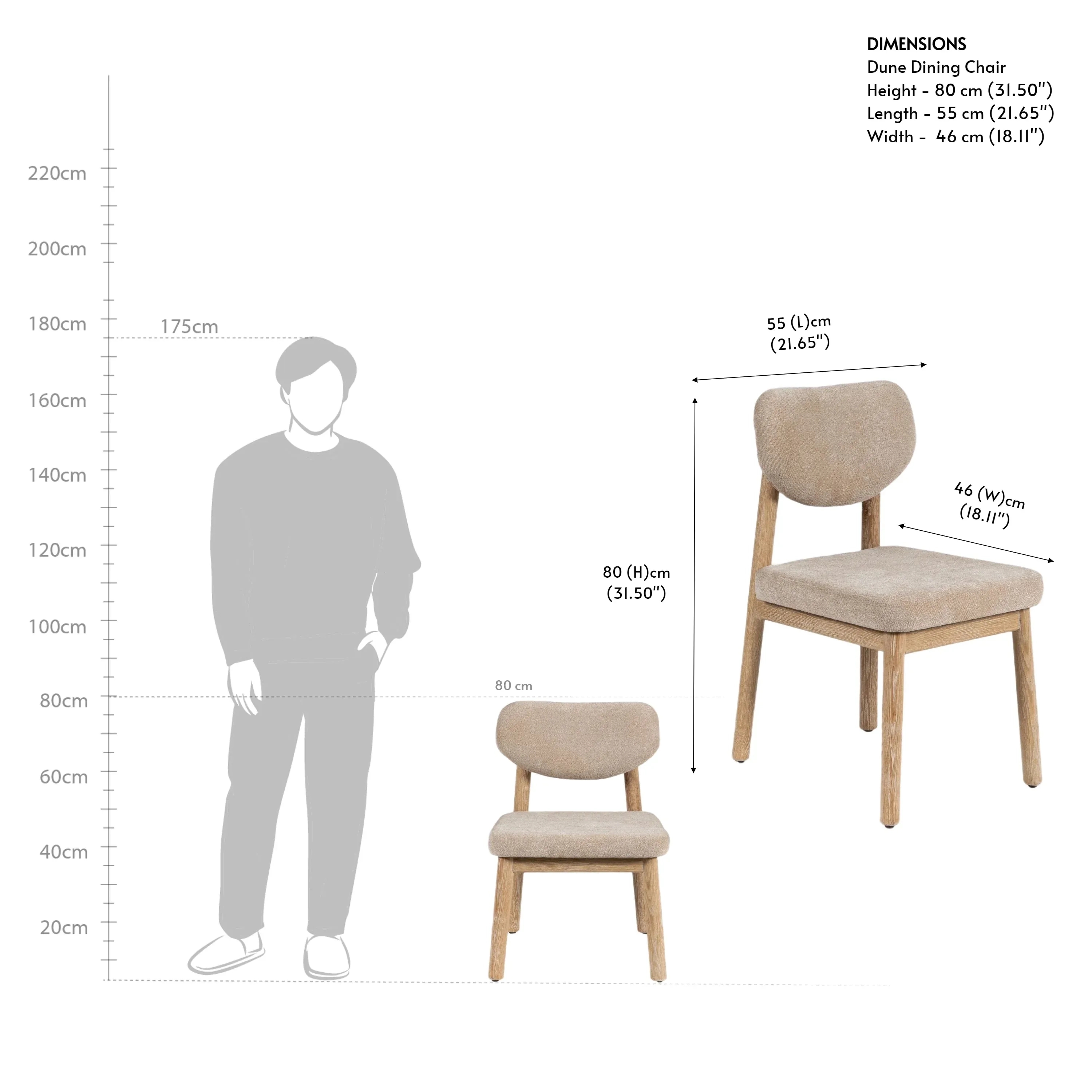 Orange Tree Dune Dining Chair 8