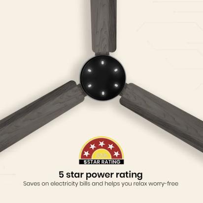 Crompton Energion NITEO BLDC Ceiling Fan - Burnt Driftwood by Crompton : Colours available: SlateGray 4 5
