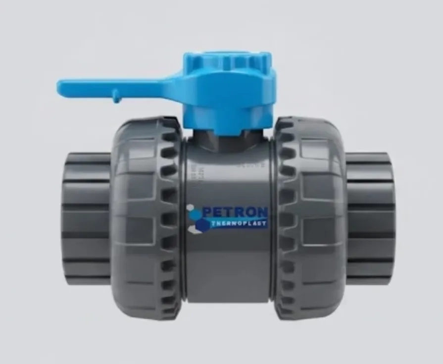 Petron Thermoplast UPVC Ball Valve by Petron Thermoplast : Colours available: Grey 1 1