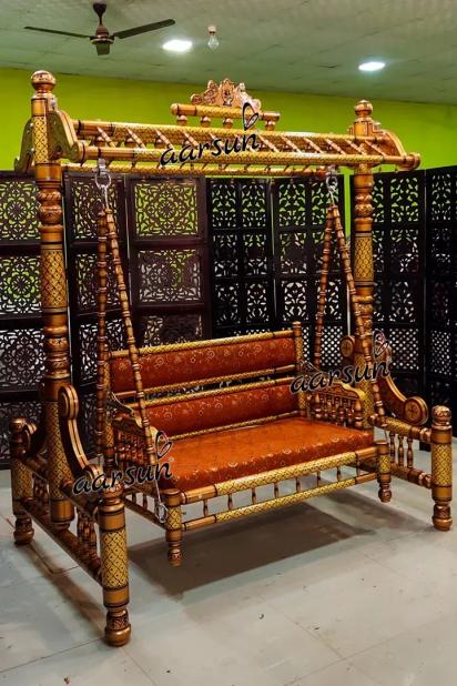 Aarsun 2 in 1 Indoor Jhula Swing & Palna Cradle 2