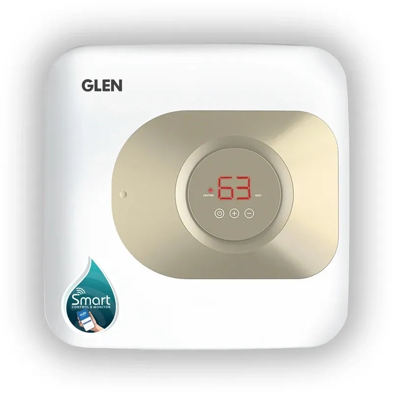 Glen Smart Water Heater 15 Litre WiFi Enabled, Digital Control, Android App from Anywhere 2000W (7055)