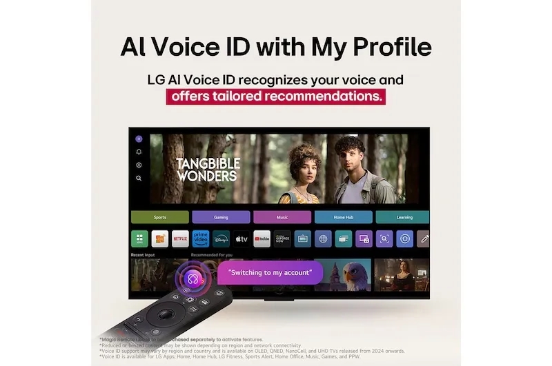 LG 139 cm (55) 4K UHD AI UA8250 Smart TV with α7 AI Processor Gen8, Filmmaker Mode with Dolby Atmos, 2025 by LG : Colours available: Black 11 6