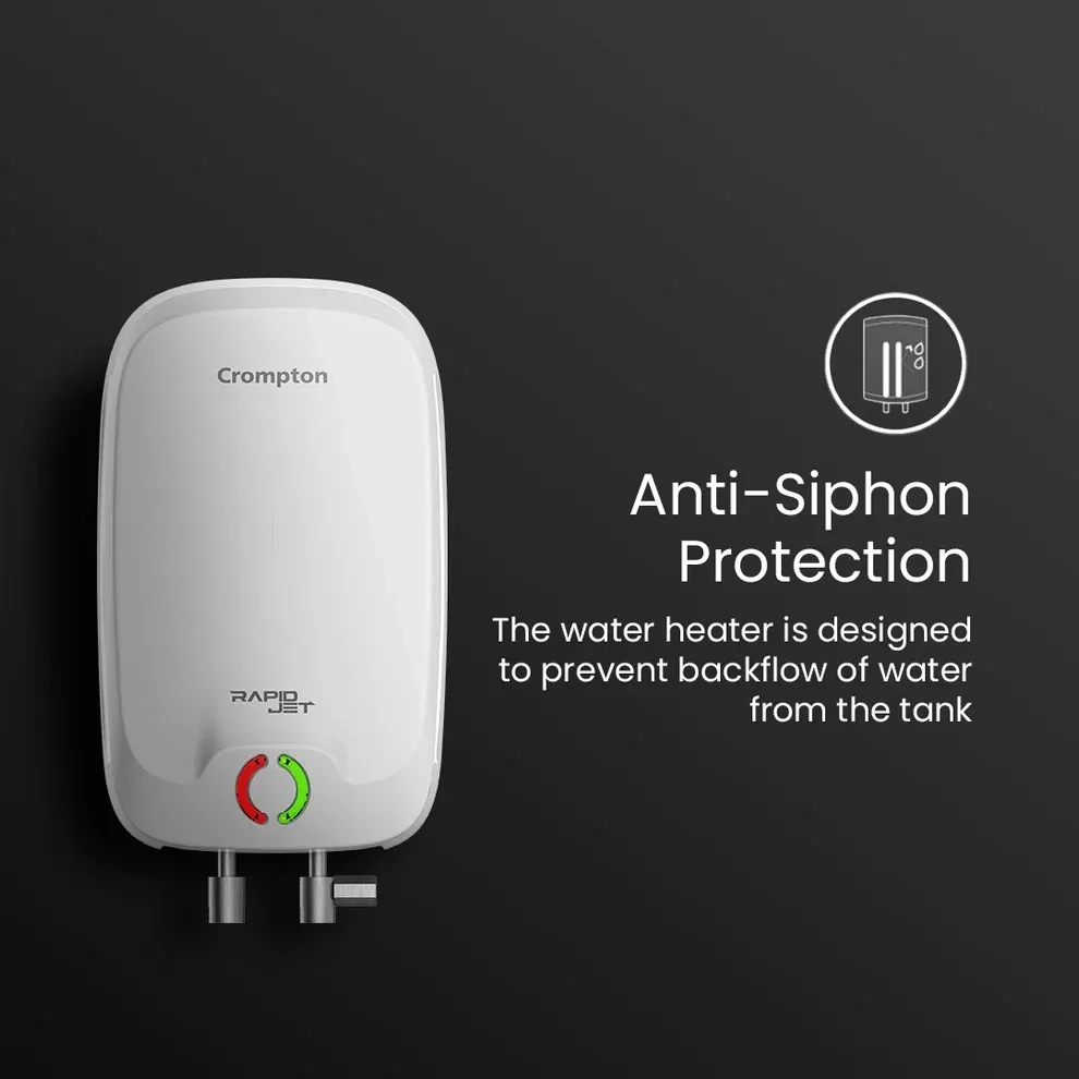 Crompton Rapid Jet, 3000W Instant Water Heater - 1-L by Crompton : Colours available: White 1 1