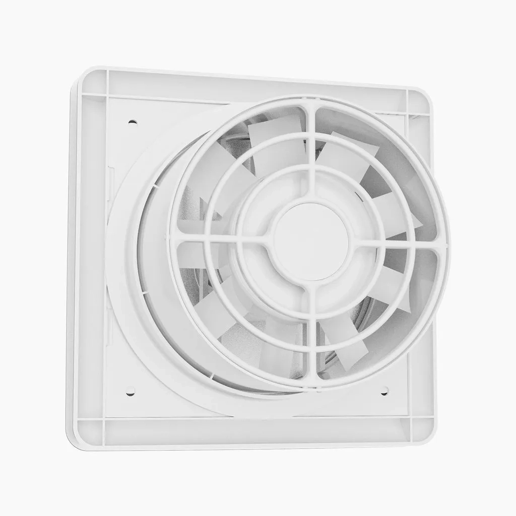ByZero Pench Bagheera Axial Flow Ventilator Fan - Metallic Silver - 6 Inch by Byzero : Colours available: Silver 3 4