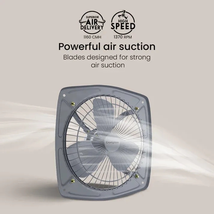 Crompton Driftair Exhaust Fan - Metal by Crompton : Colours available: DimGray 4 4