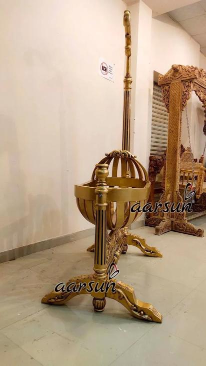 Aarsun Handcrafted Gold Finish Cradle YT-263 1