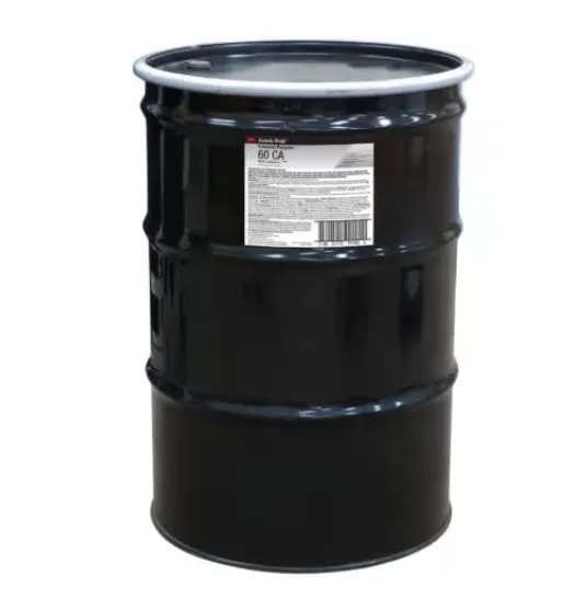 3M™ General Purpose 60 CA Adhesive, Clear, 55 Gallon Drum (54 Gallon Net) by 3M