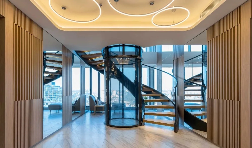 Pneumatic Wheelchair Accessible Home Lifts - PVE52 1