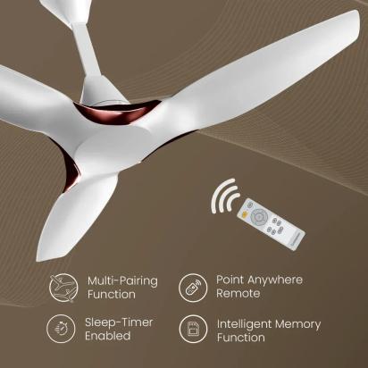 Crompton SilentPro Enso BLDC Ceiling Fans - Silk White by Crompton : Colours available: White 3 3