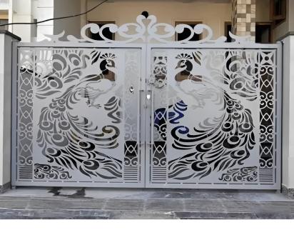 Tech CNC Laser Cut Metal Gates 067 by Mr.Tech for Residential, Industrial, Commercial