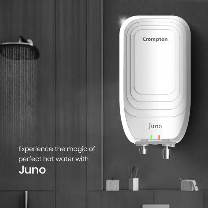 Crompton Juno 3-Litre, 3000W Instant Water Heater by Crompton : Colours available: White 6 1